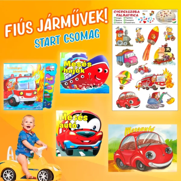 Fiús járművek! Start csomag